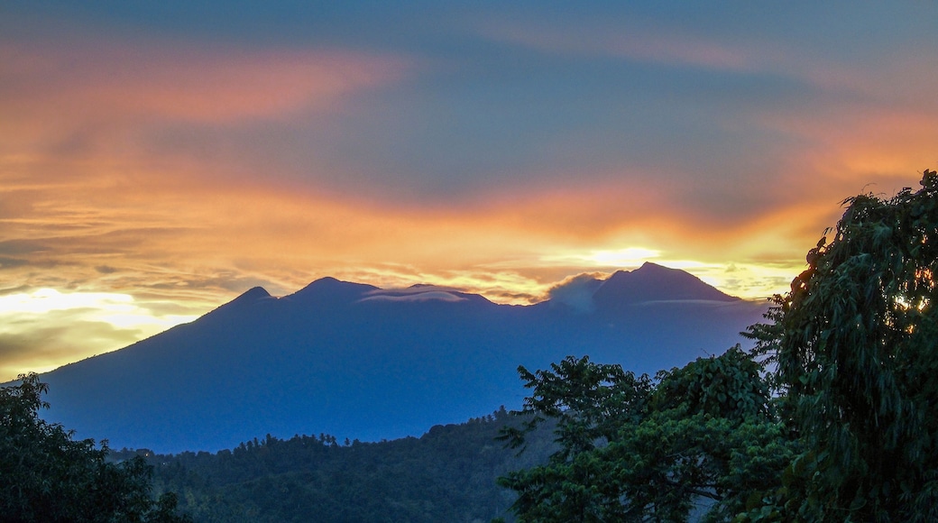 Mount Apo Summit at dawn, view from Brgy. Indagan, Buhangin Distric, Davao City, Philippines