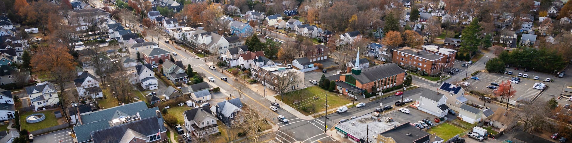 Aerial Drone of Westwood New Jersey