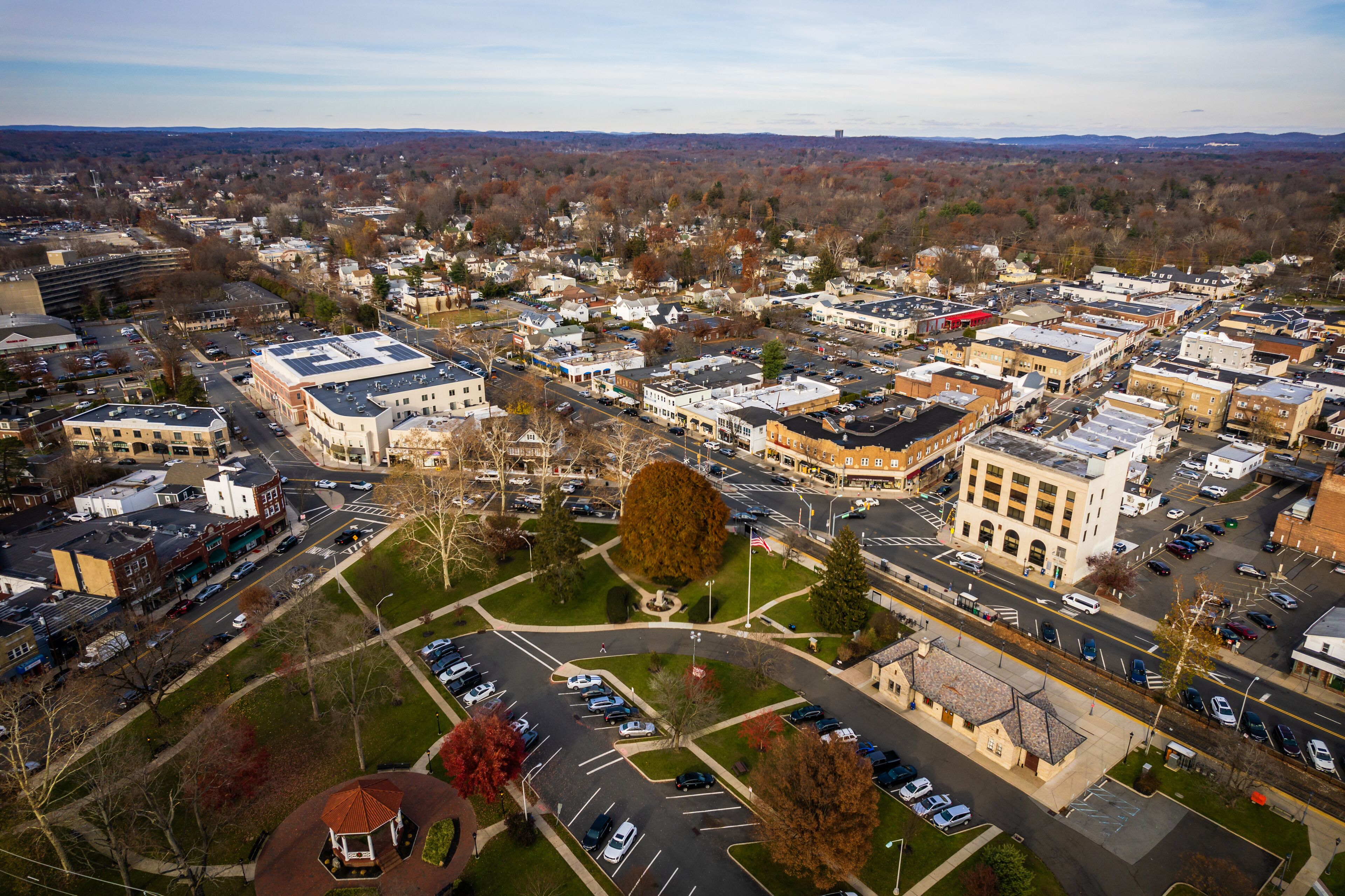 Aerial Drone of Westwood New Jersey 