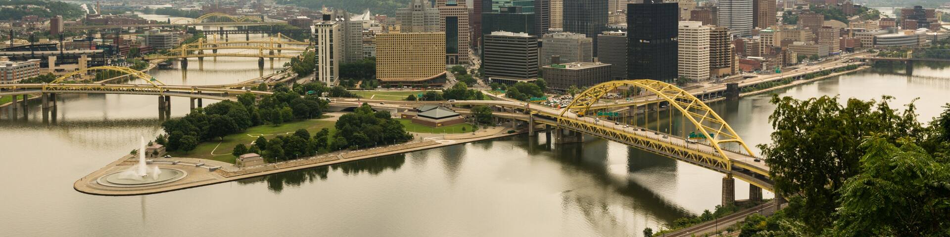 View on city of Pittsburgh from Mount Washington