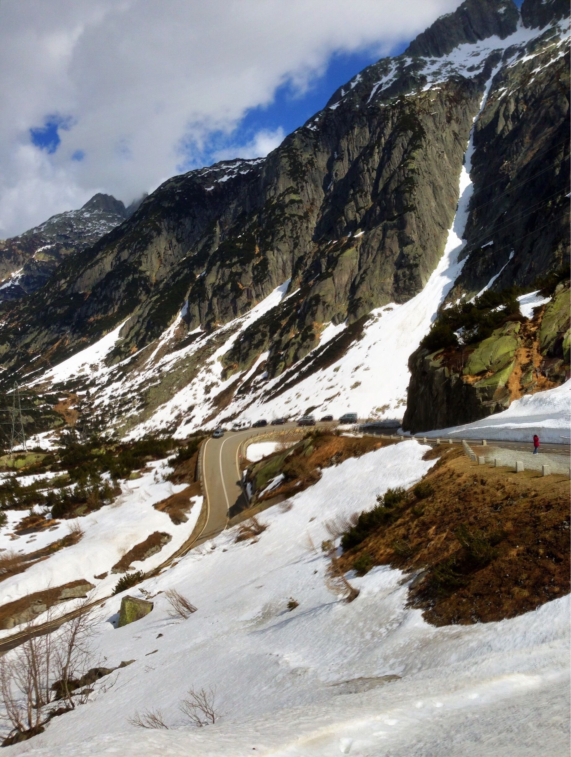 Taking the mountain road. 