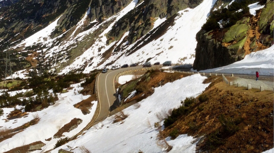 Taking the mountain road.