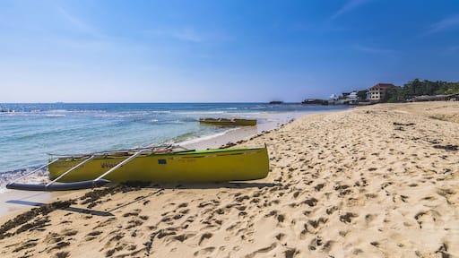 A small fishing boat at Patar Beach, Bolinao, Pangasinan. Low angle View.