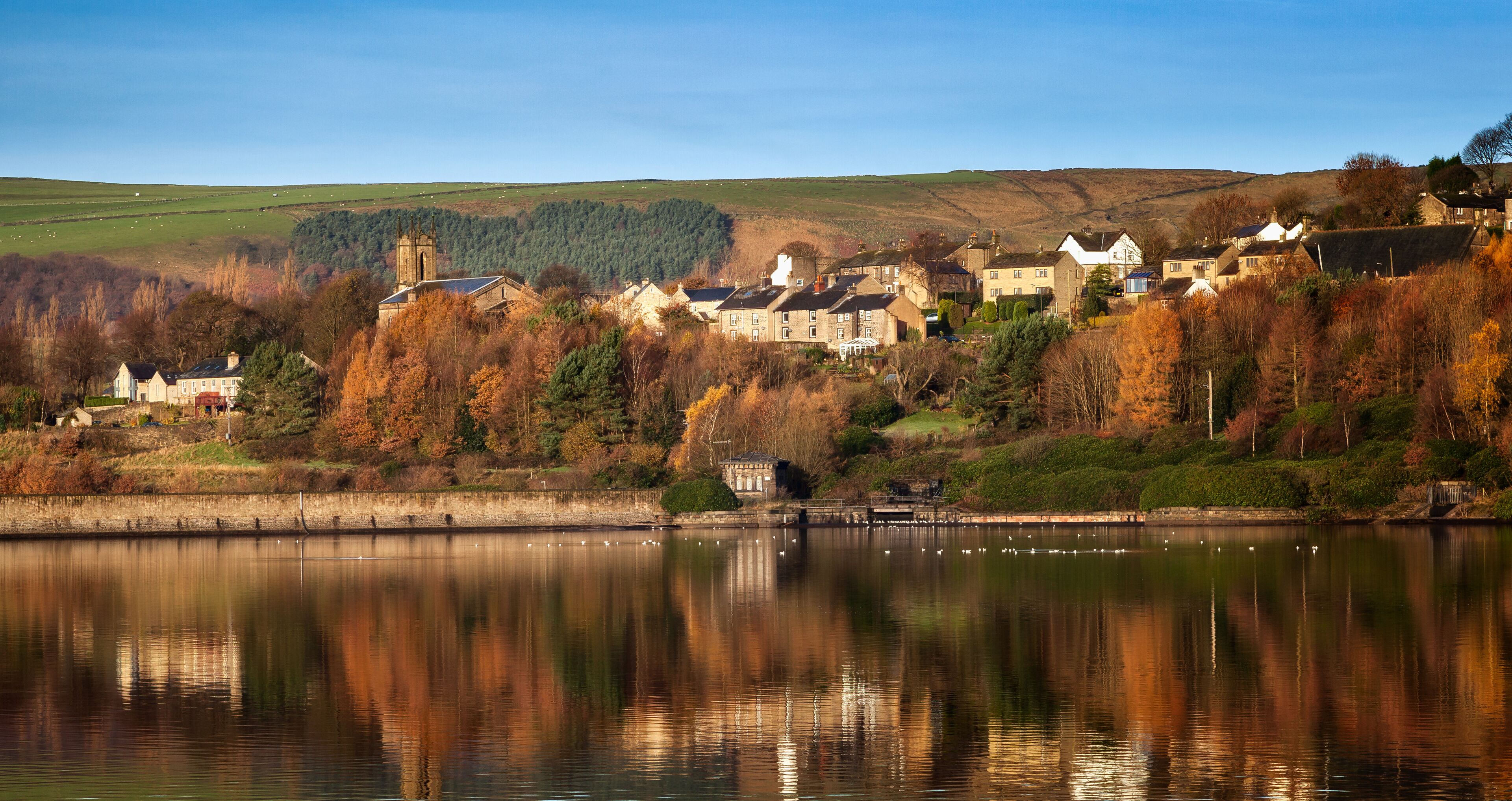 Village In Peak district, England