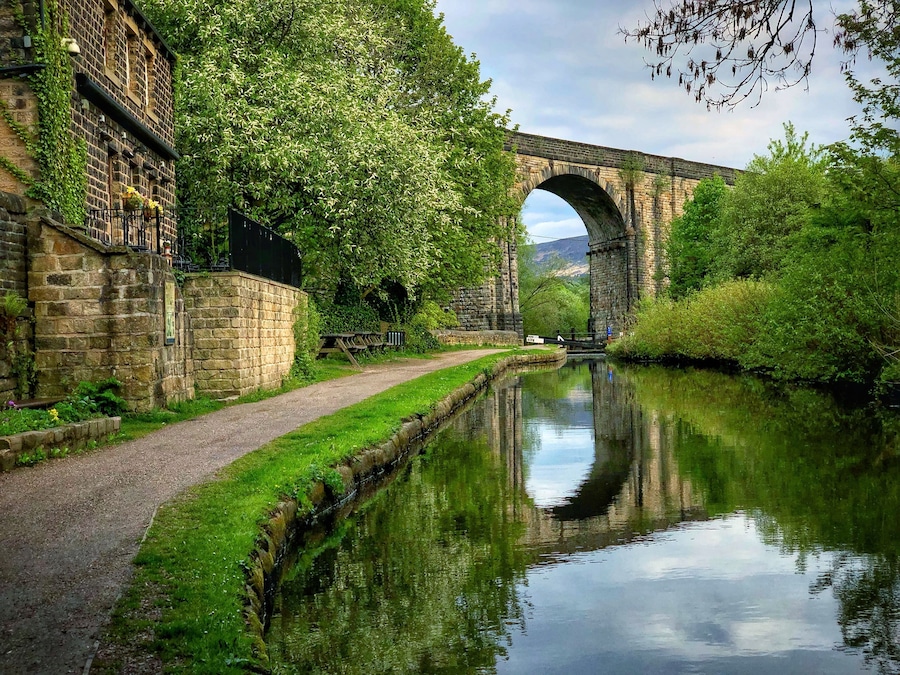 Found this amazing place while walking along the canal, worth seeing it