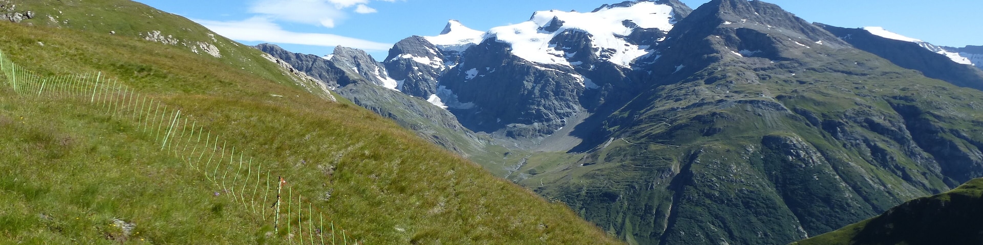 vue depuis la descente vers bonneval sur arc