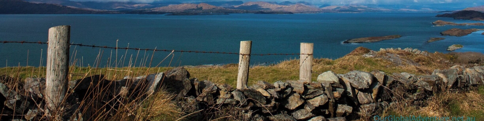 Beara Peninsula, County Cork. That's The Ring of Kerry on the other side of Kenmare Bay. #Roadtrip