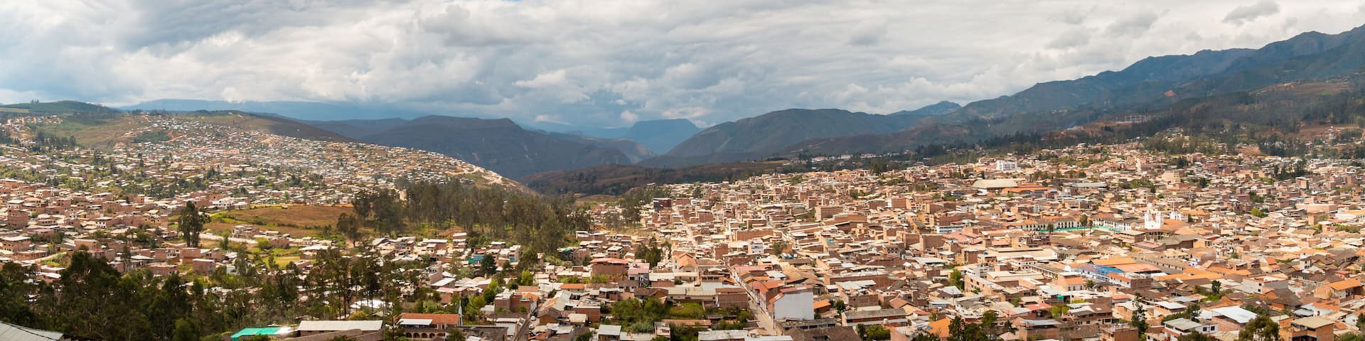 Chachapoyas city in the amazonas province of Peru