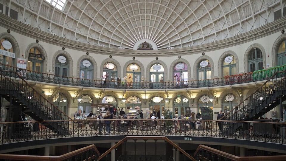 Inside Leeds Corn Exchange