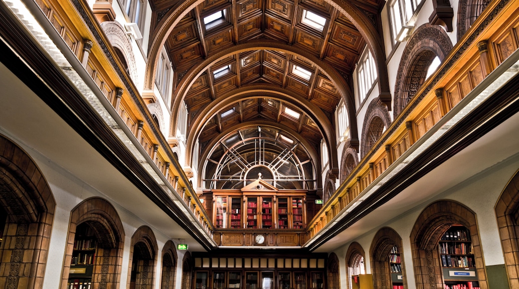 Here is a photograph taken from Leeds Central Library. Located in Leeds, Yorkshire, England, UK.