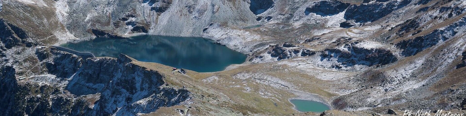 Not difficult to reach - the chairlift to Tsapé makes the hike quite short - the Illhorn offers a spectacular 360 degree panorama.
Elevation: 2717 m (8914 ft).