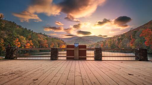 Vogel State Park, Georgia, USA During Autum