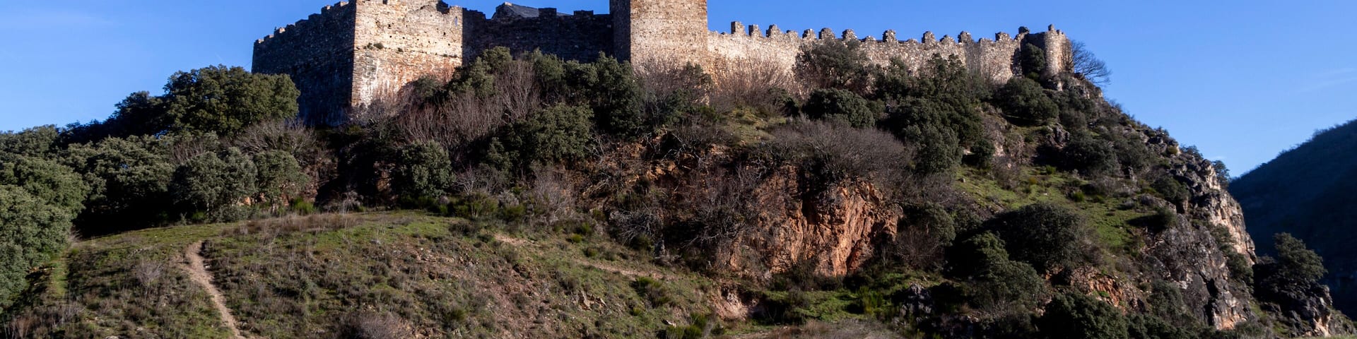 Cornatel Castle (10th century). Villavieja, Leon, Spain.