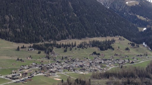 The village of Liddes. Shot taken from the Roc de Cornet.