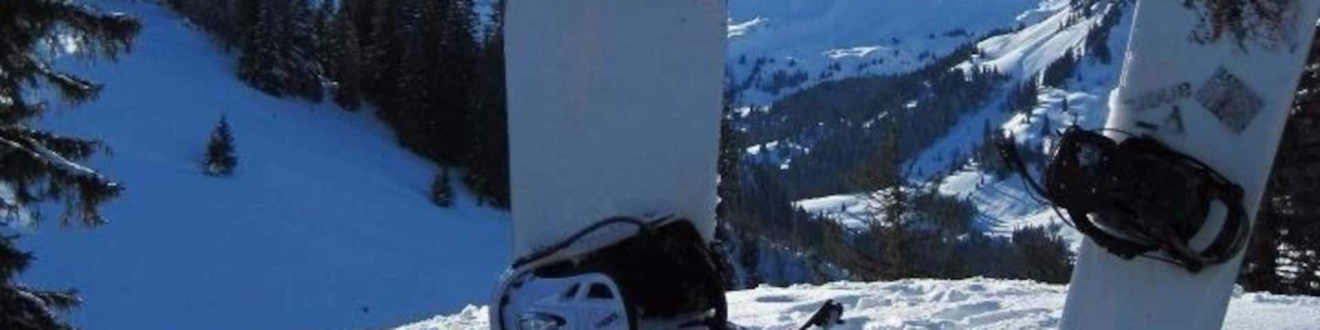 Board break in Swartsee Switzerland #Snow Switzerland has some lovely powder