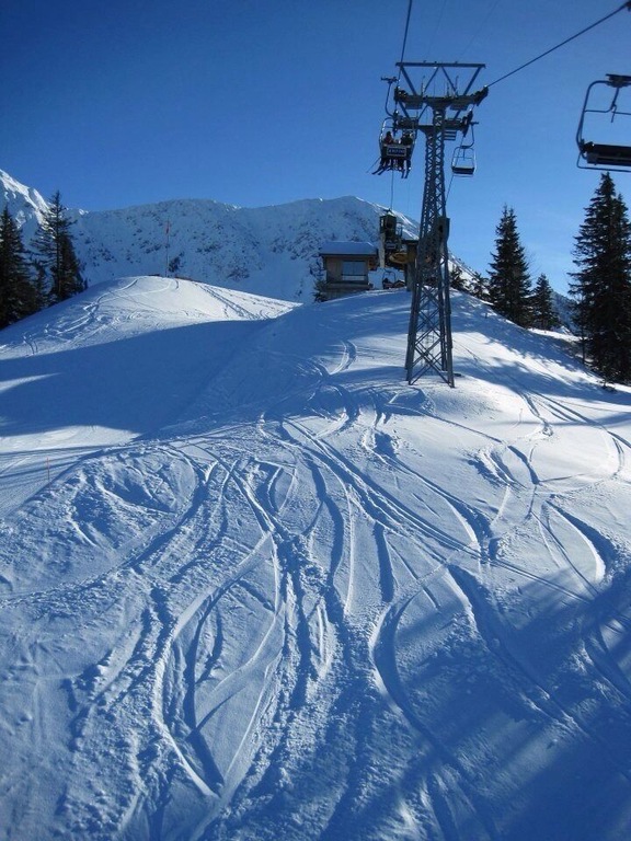 Tracks in the #Snow in #Switzerland