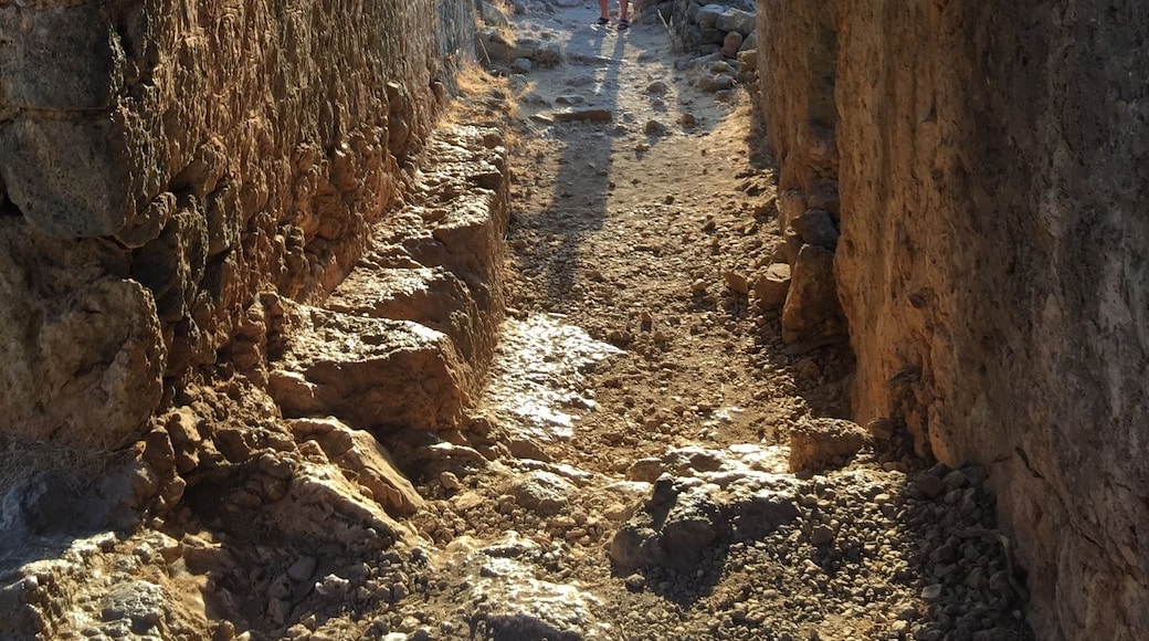 Exploring the ruins on St Nicholas Island. Great place to watch the sunset!