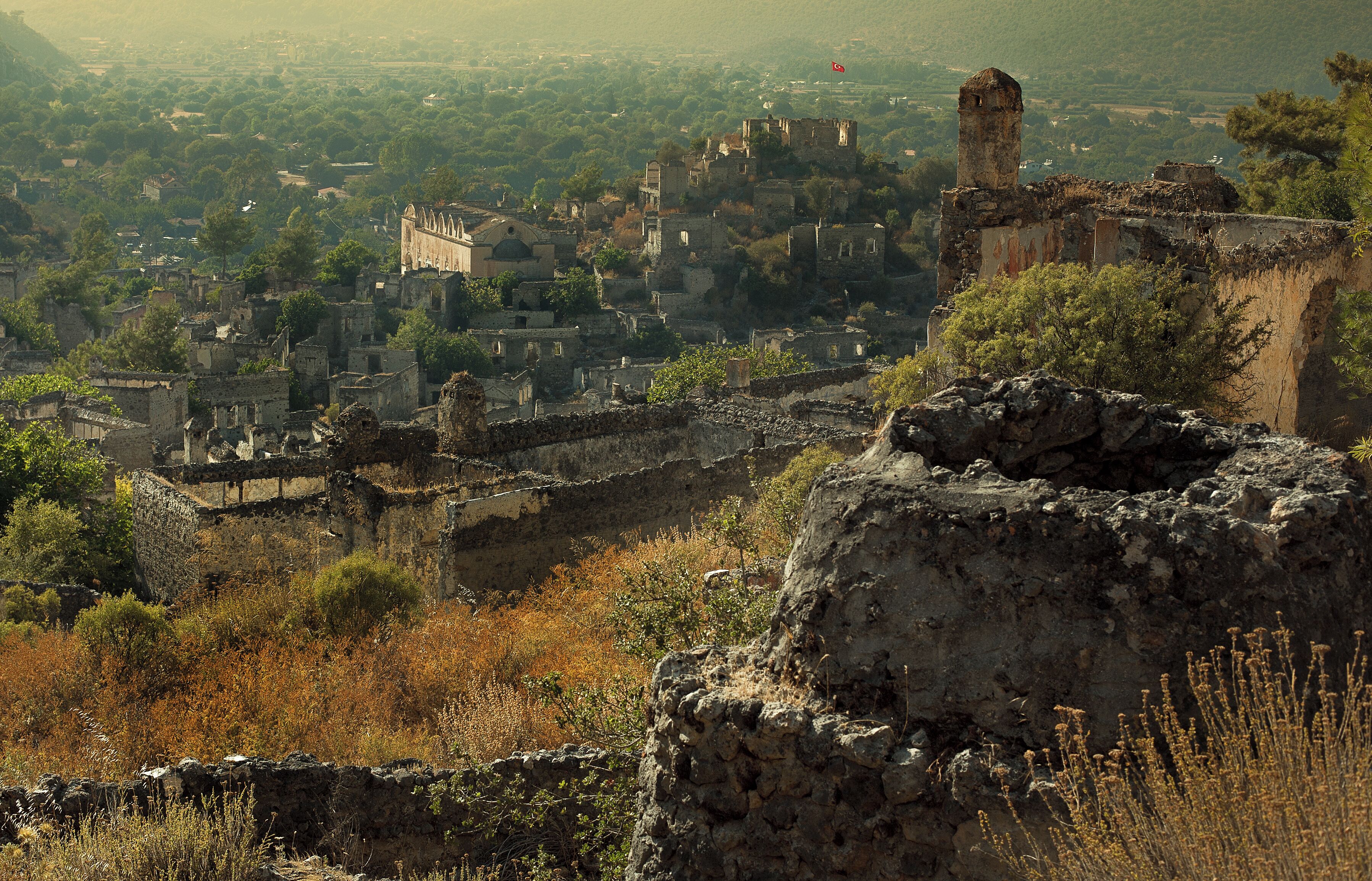 The ghost village of Kayakoy Turkey. Abandoned after the Greco Turkish war and the infamous populatin exchange that followed.
Mysterious, and a story and a life in every footstep. #Culture