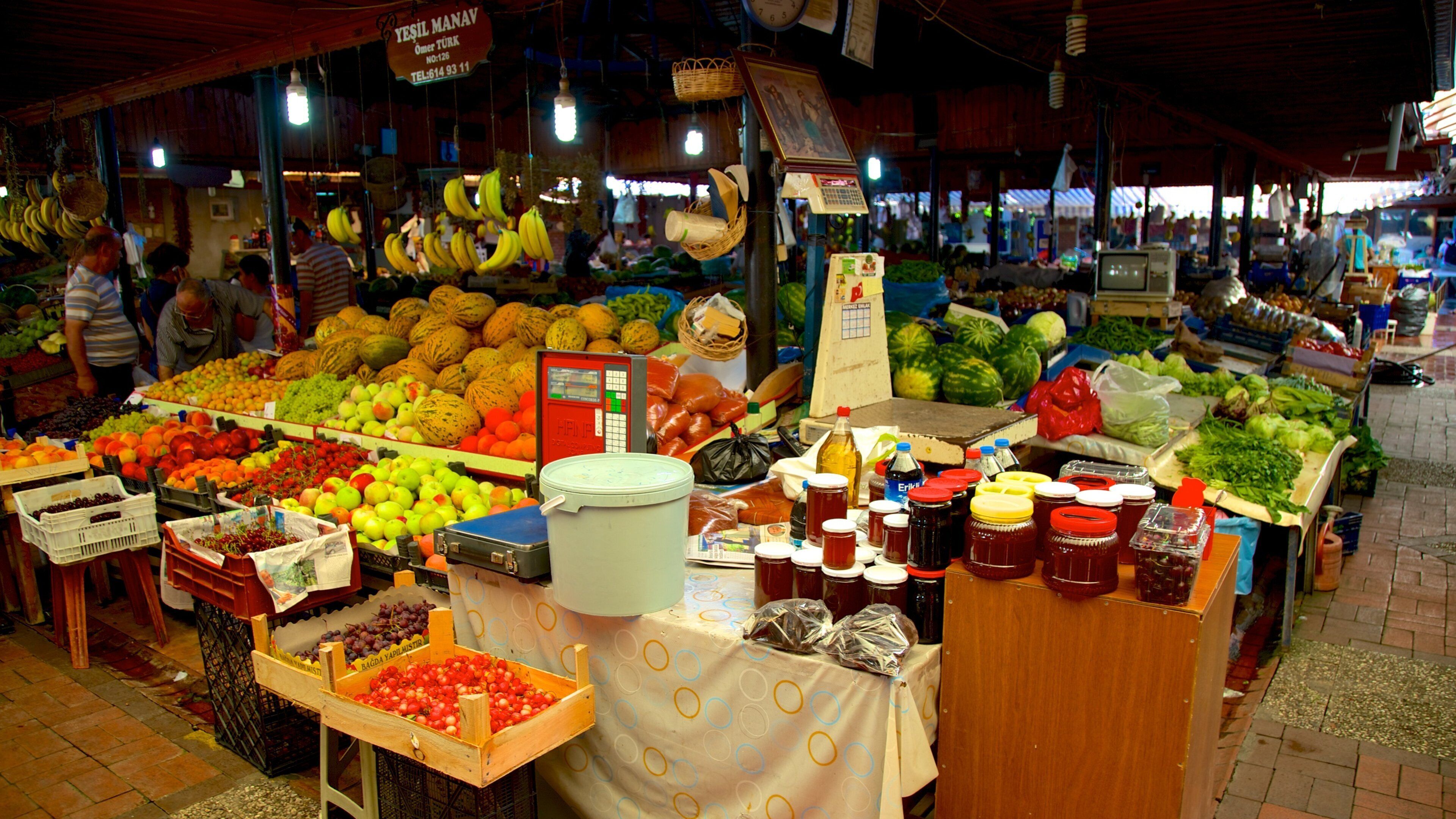 Fethiye featuring markets and food