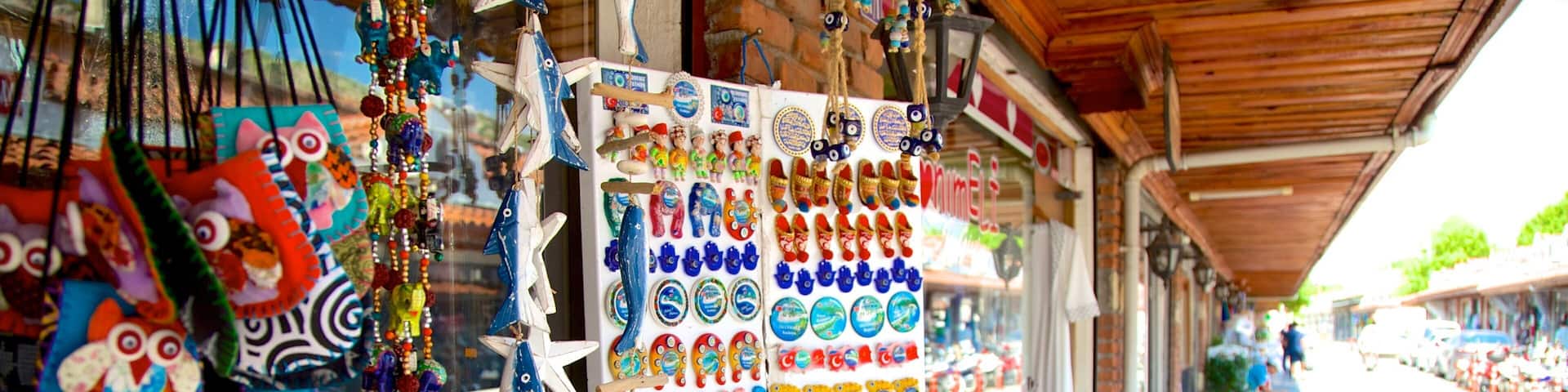 Fethiye featuring street scenes