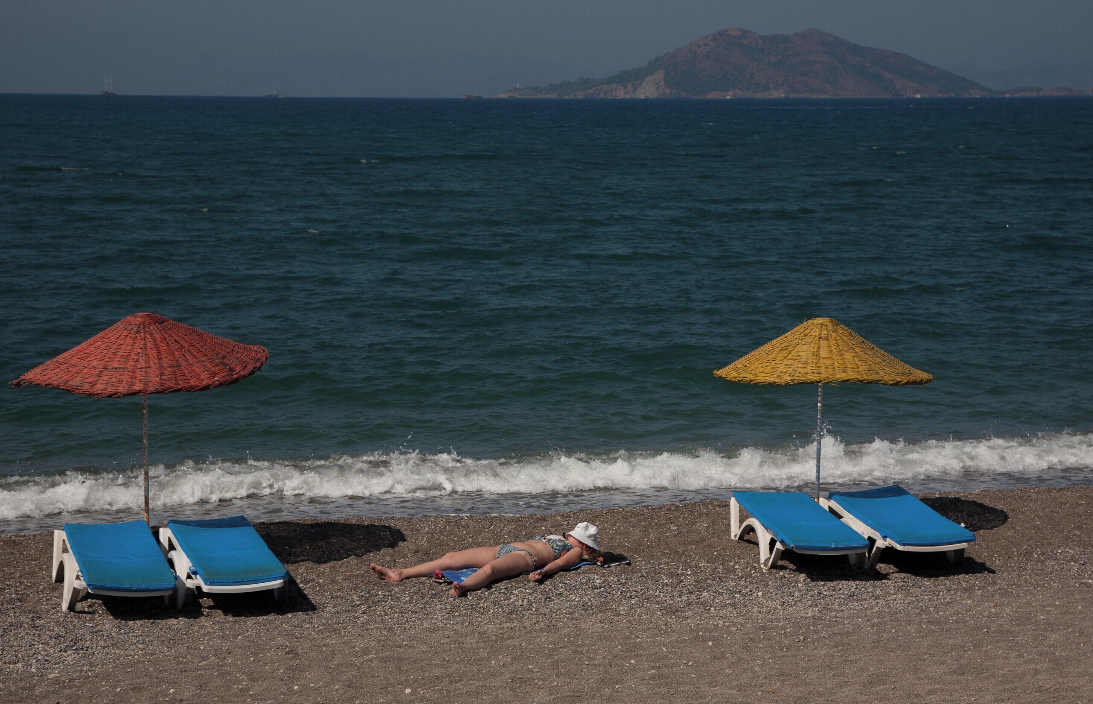 A beautiful stretch of coastline, Calis, near Fethiye,Turkey.  #BeachTips