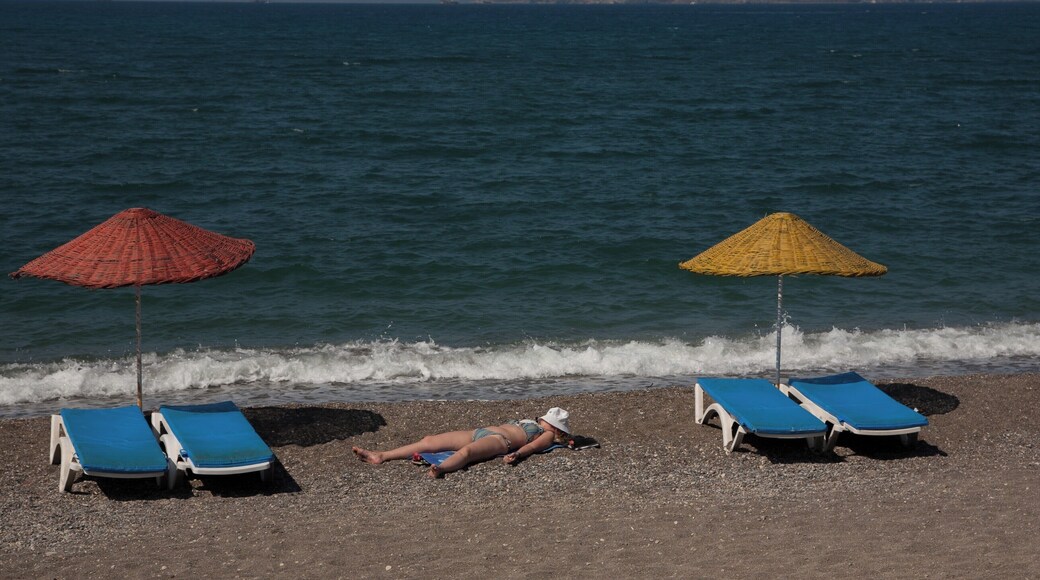 A beautiful stretch of coastline, Calis, near Fethiye,Turkey. #BeachTips