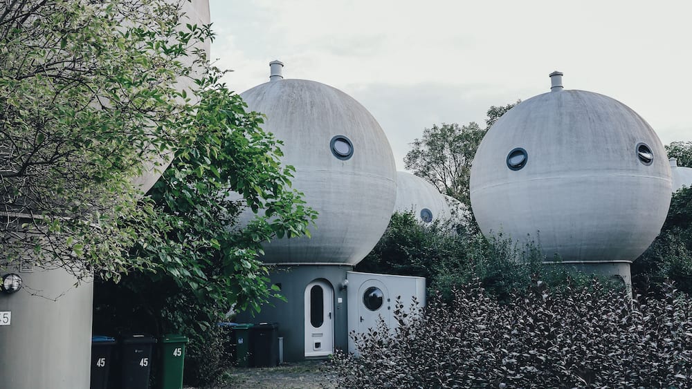 Bolwoningen Sphere Houses in 's-Hertogenbosch, Den Bosch, the Netherlands