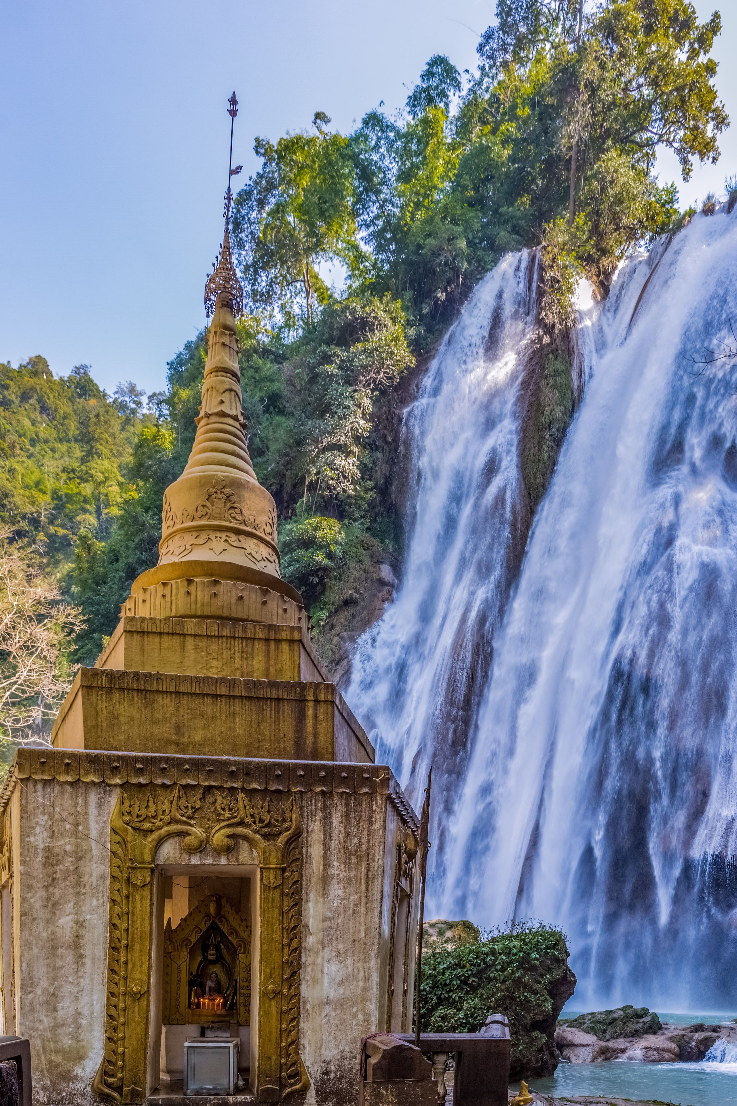 Dat Taw Gyaint Waterfall Anisakan Pyin Oo Lwin Mandalay state Myanmar (Burma)