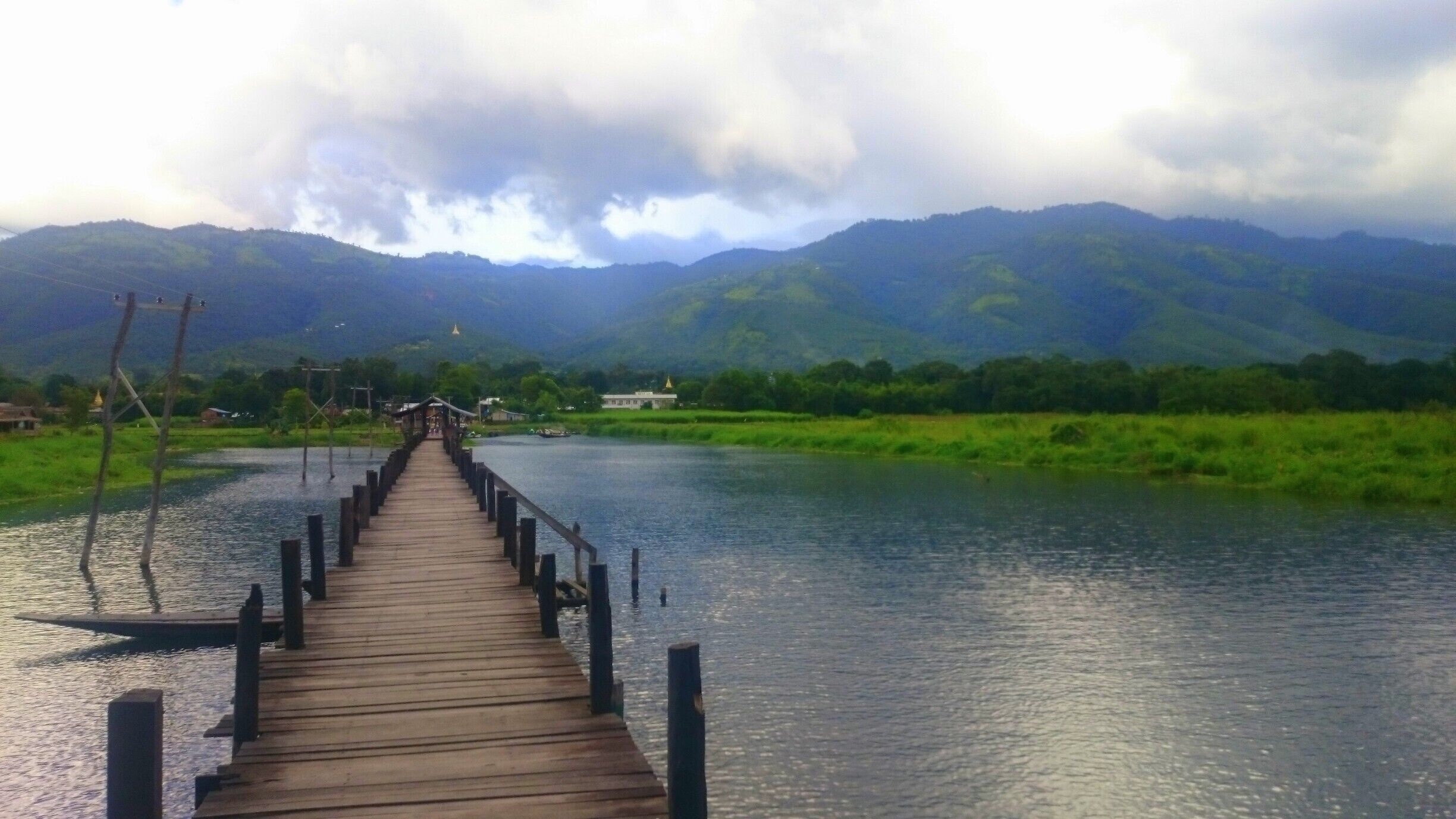 floating fishing village in Inle Lake.