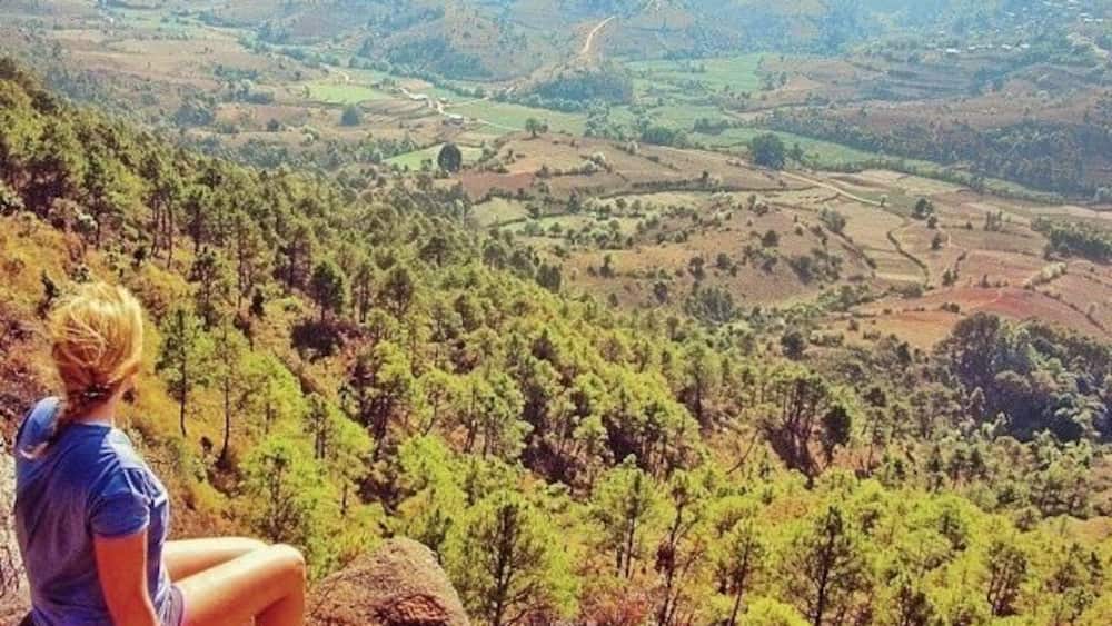 Trekking from Kalaw to Inle Lake in Myanmar affords amazing views and insight into local villages along the way. You can stay in both a home stay and a monetary on the 3 day, 2 night trek. #hiking