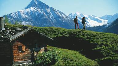 Mayrhofen featuring tranquil scenes, hiking or walking and mountains