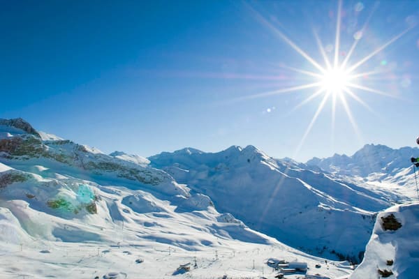 Ischgl mit einem Landschaften, Schnee und Skifahren