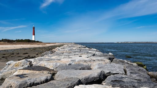 Barnegat Lighthouse From the Jetty