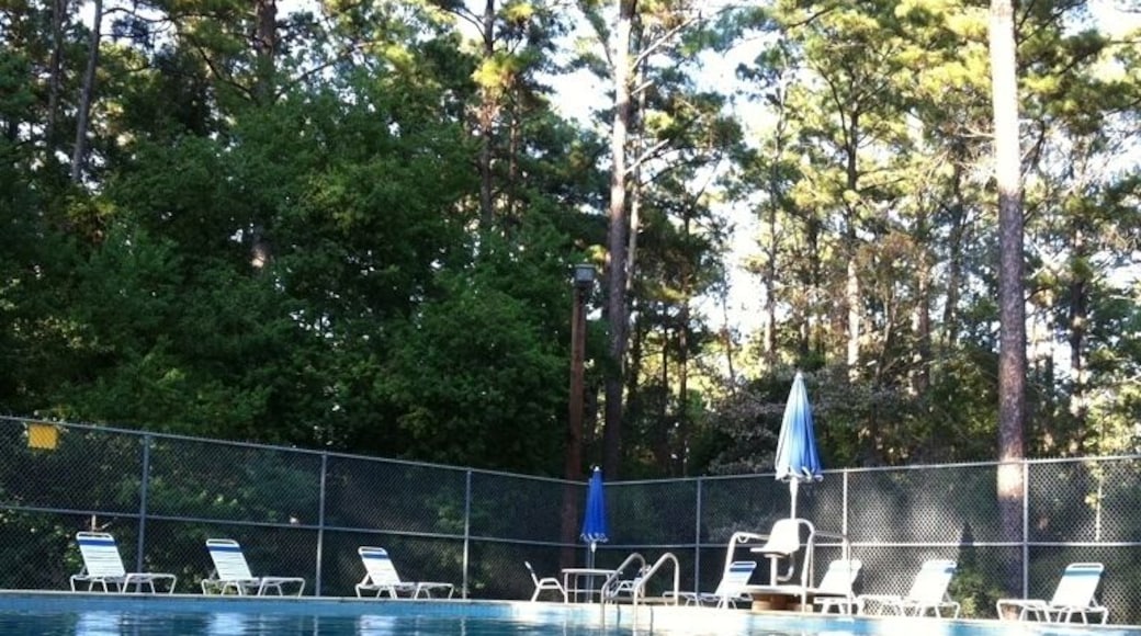 Swimming pool at North Toledo Bend State Park. Open Wednesday - Sunday, 10:00 - 6:00.