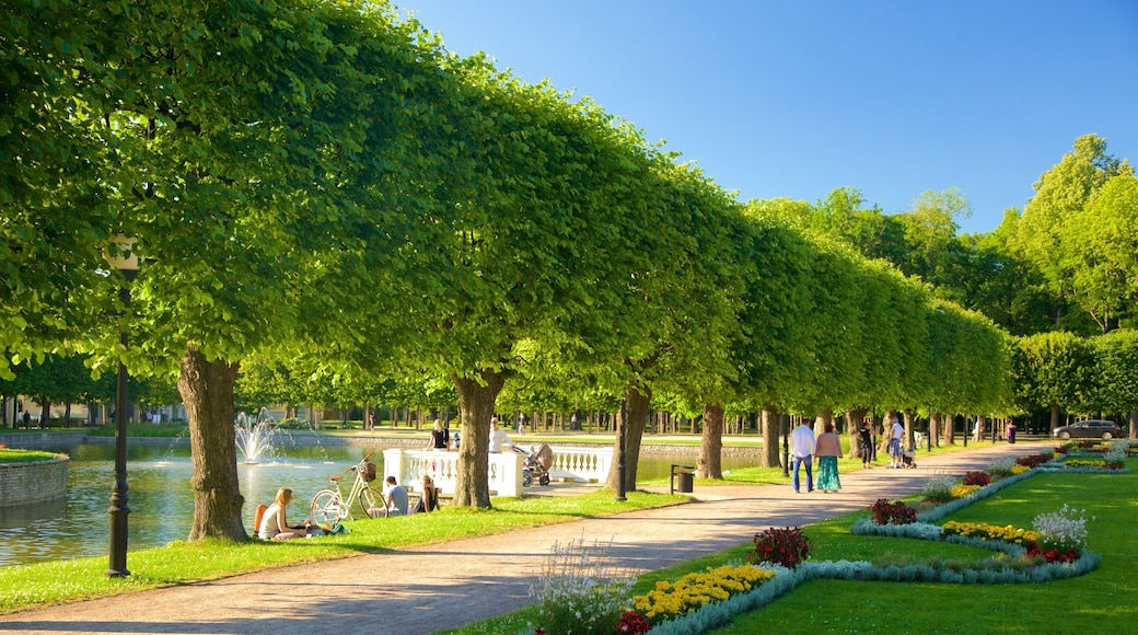 Tallinn som viser fjell og hage