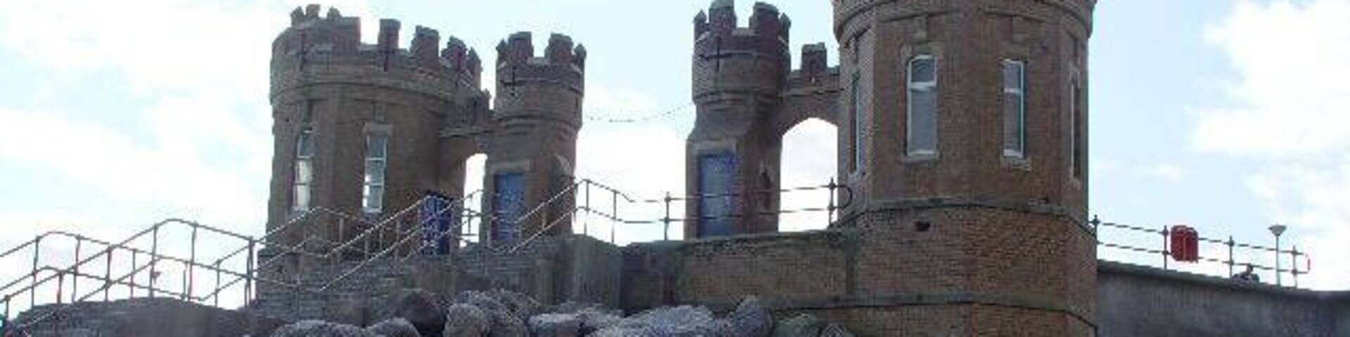 The Sandcastle From the beach.