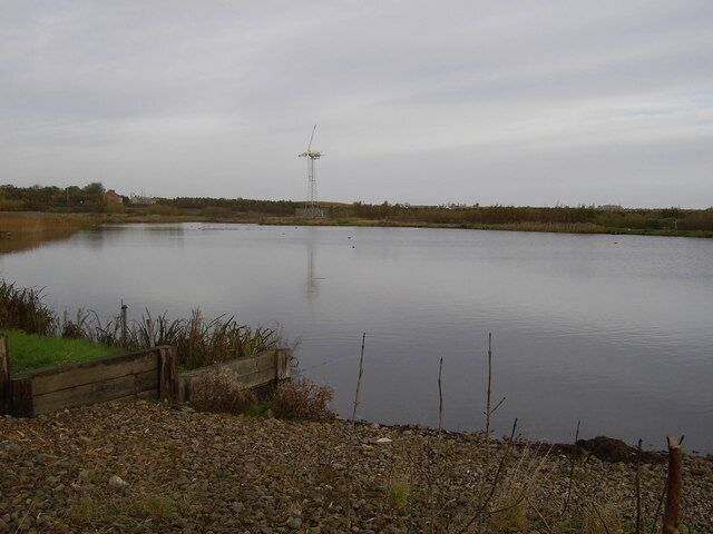 Fishing Lake Fishing Lake at Earth Balance Bomarsund, Stakeford.