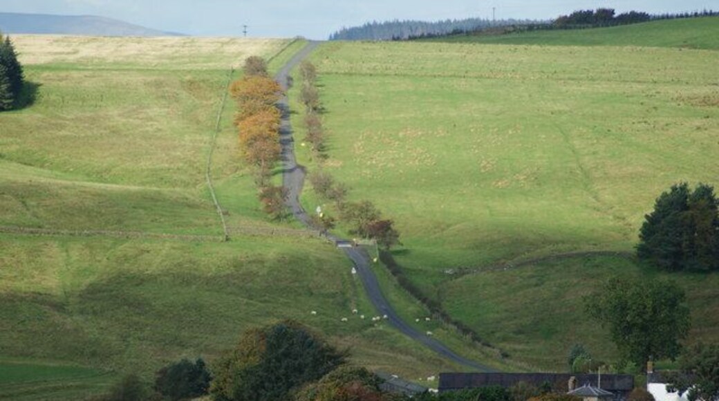 The road north out of Bewcastle