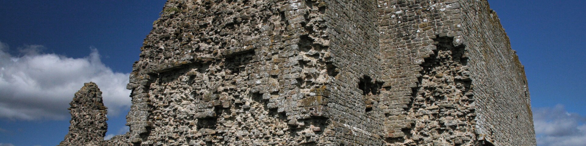 Bewcastle, near to Bewcastle, Cumbria, Great Britain. The castle at Bewcastle.