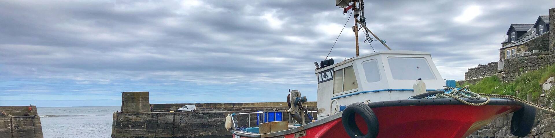 A very small fishing village on the Northumberland coast and the starting point for many people to walk to Dunstanburgh Castle,
The village surrounds the small harbour where they are known for their kippers