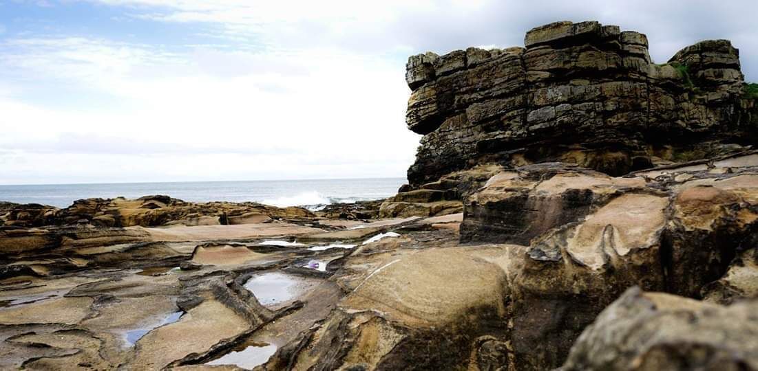 Northumberland coastal path defies the elements and its like being transported to the jurassic period. Craggy shorelines unspoilt beaches