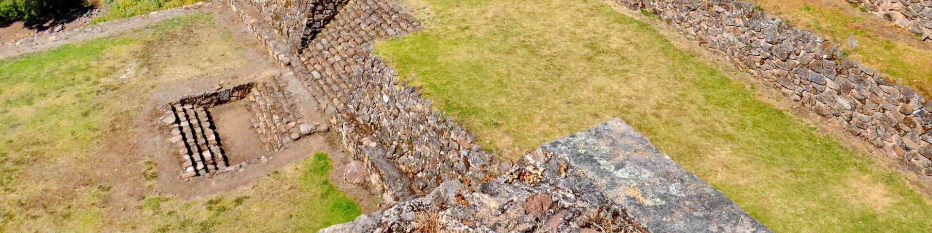 Pre-Aztec pyramid ruins of San Felipe los Alzati, Zitacuaro, Mexico