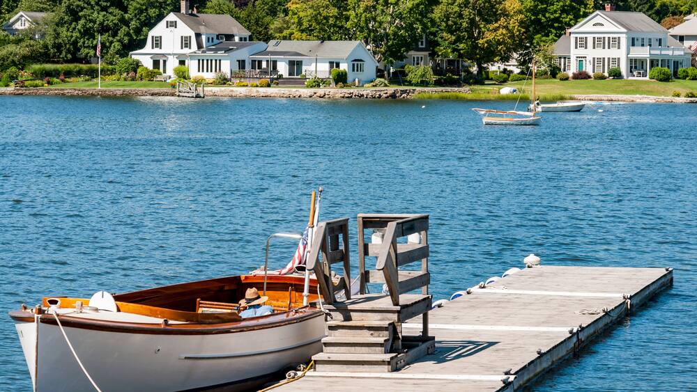 boats on a pier