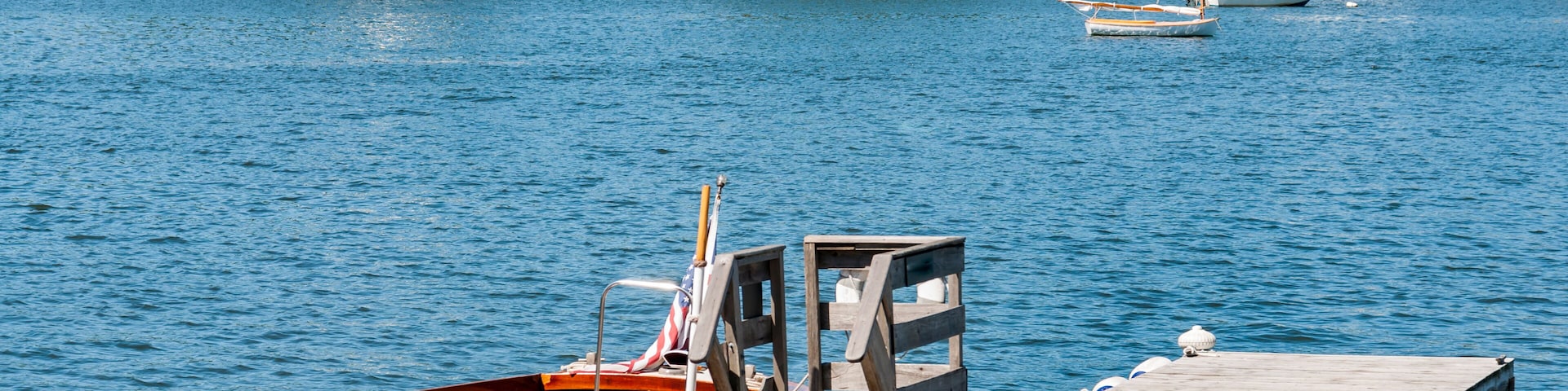 boats on a pier