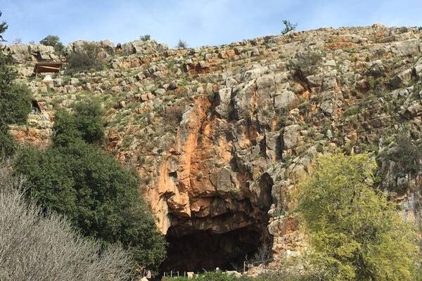 Here at Caesarea Philipi at the base of Mount Hermon, Jesus told Peter, “On this rock I will build my church, and the gates of Hades will not overcome it.” When Jesus was here, there was a temple dedicated to Pan and the cave was a pagan sacrificial area called “The Gate of Hades”.
