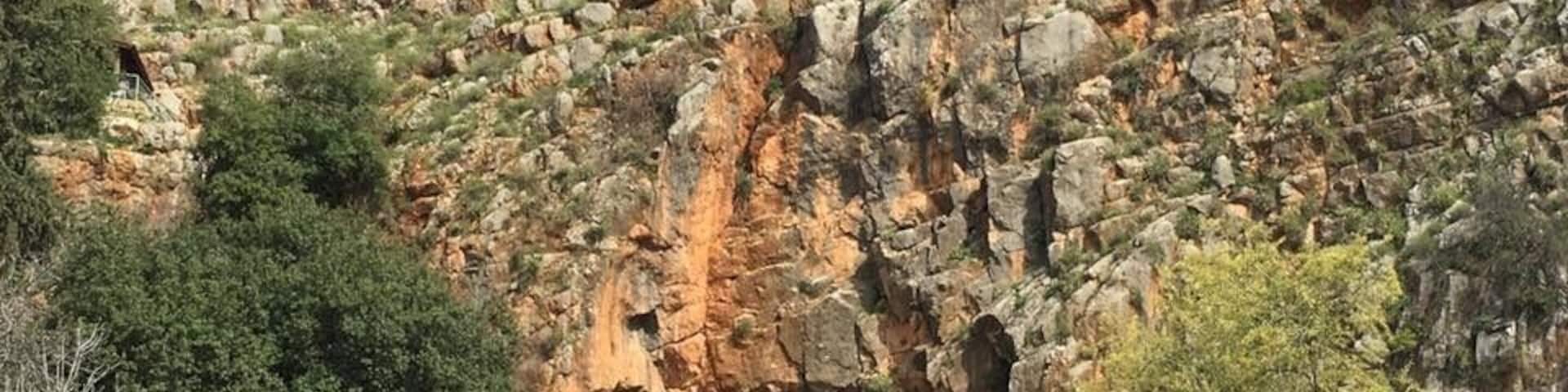 Here at Caesarea Philipi at the base of Mount Hermon, Jesus told Peter, “On this rock I will build my church, and the gates of Hades will not overcome it.” When Jesus was here, there was a temple dedicated to Pan and the cave was a pagan sacrificial area called “The Gate of Hades”.