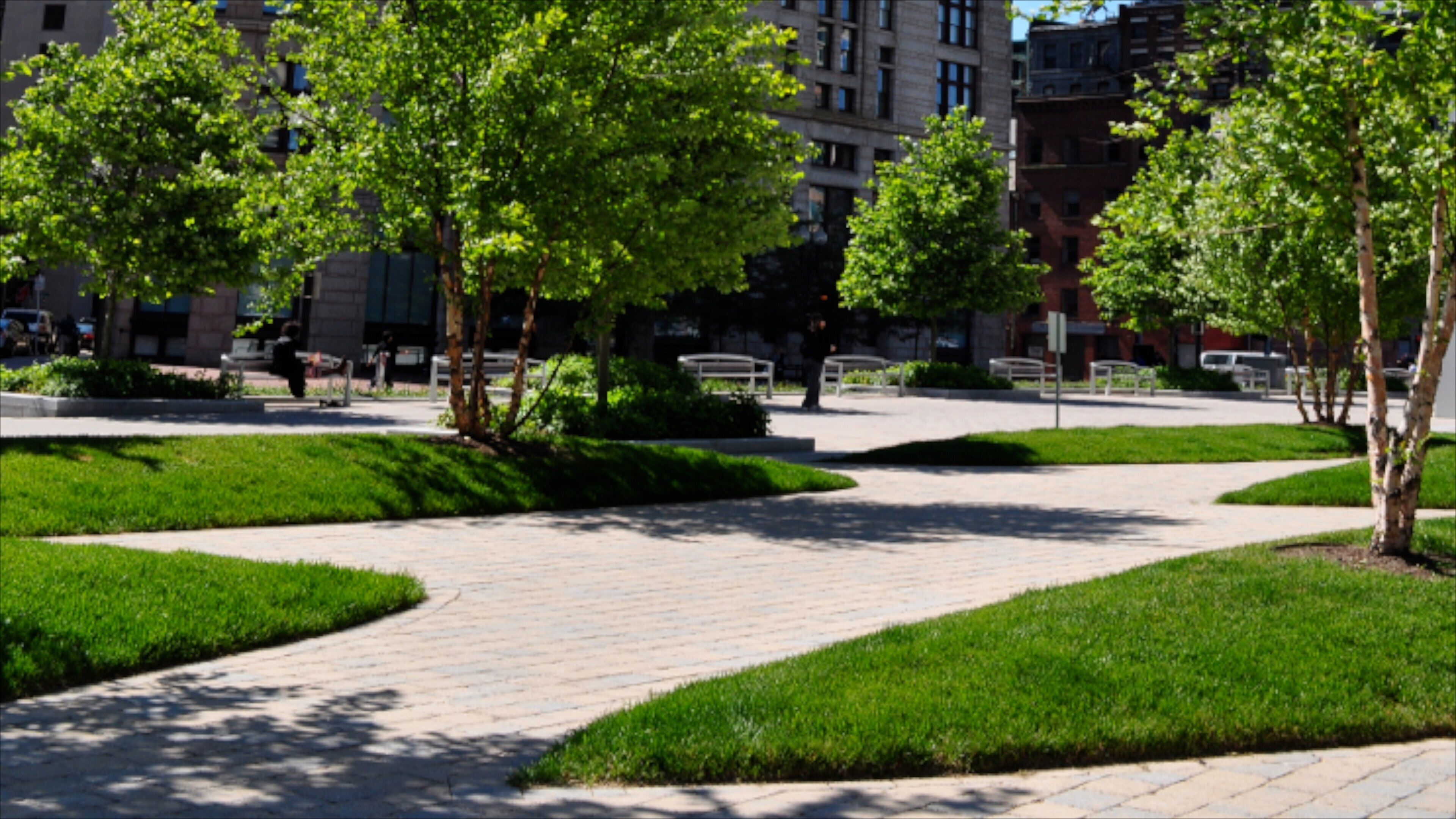 Rose Fitzgerald Kennedy Greenway featuring a garden