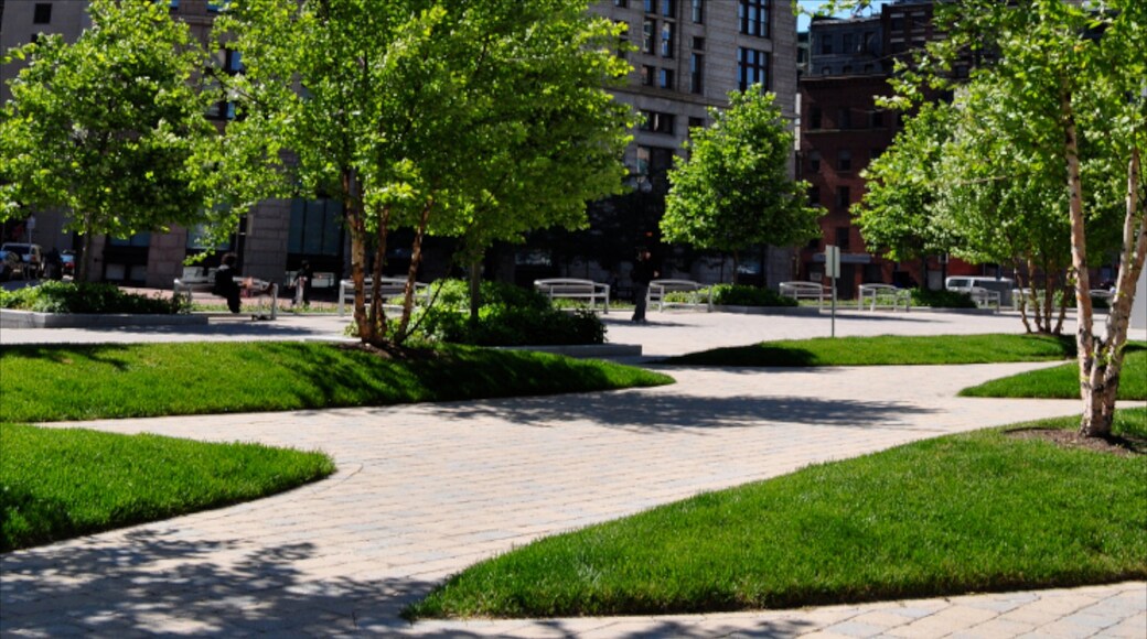 Rose Fitzgerald Kennedy Greenway featuring a garden