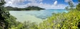Laraie Bay panoramic view, Curieuse Island National Marine Park, Seychelles