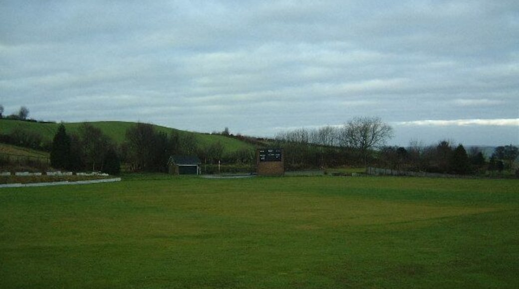 Greenside Cricket Club. Hmm, quintessentially English? Drizzle in the air, no play today... mind you, it is January.